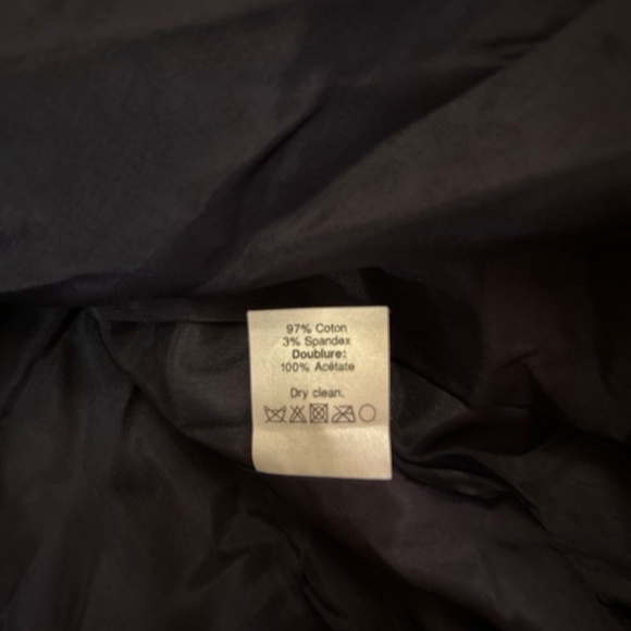 🌿SALE🌿 J. CREW Factory Suiting Babydoll  Sleeveless Navy Blue Dress Sz 6 - Picture 6 of 8